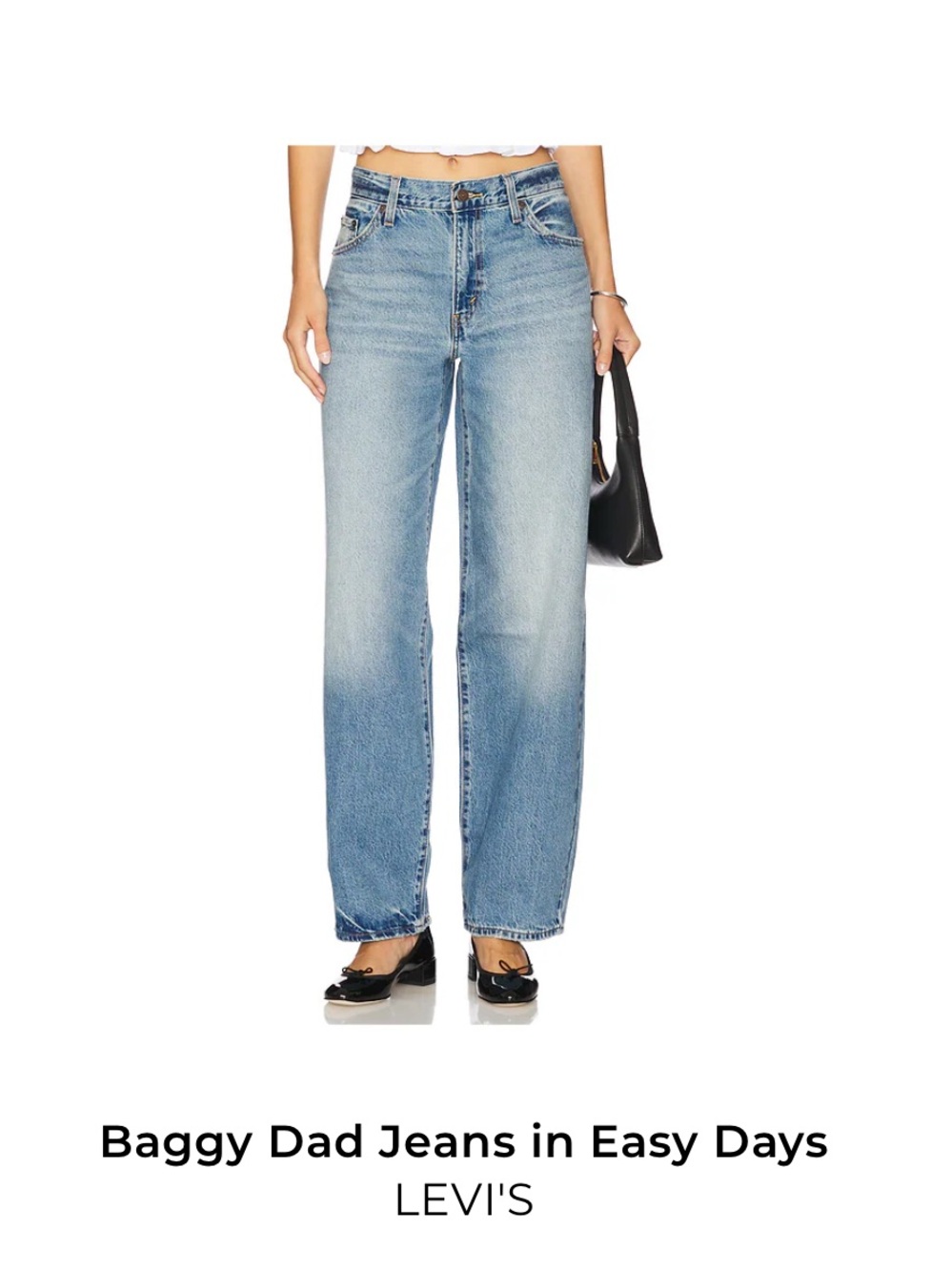Levi's Relaxed Boyfriend Jeans in Faded Blue